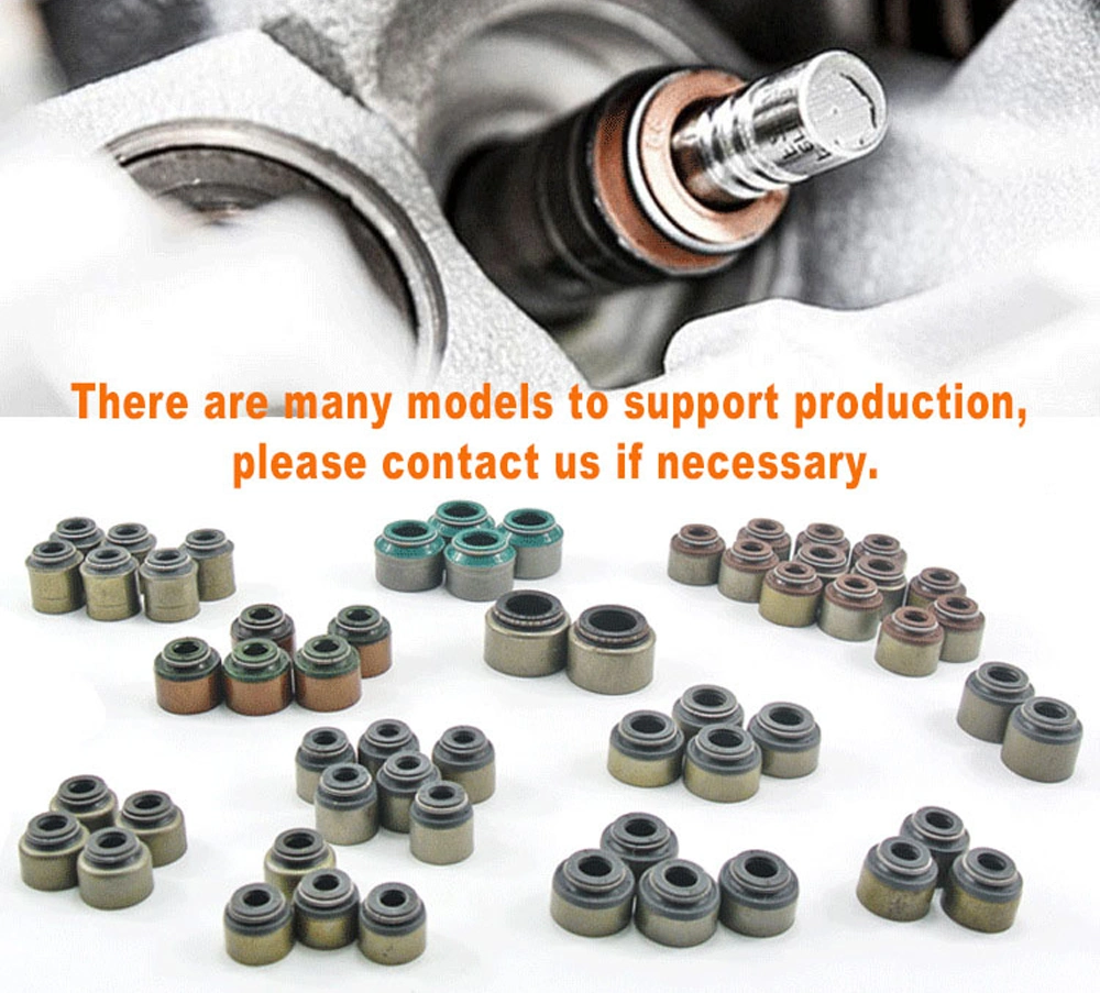 Sceaux de soupape d'usine Sceaux de soupape de moteur Sceaux de guidage de soupape NBR FKM Sceaux d'huile de squelette de caoutchouc 0