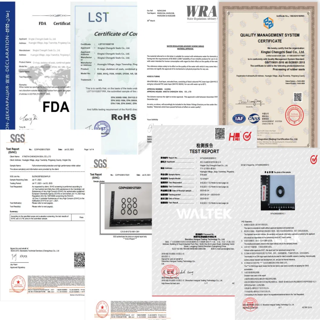 Sceaux d'huile avec et intégration complète des joints en caoutchouc pour les joints d'huile industriels de l'ONU 21