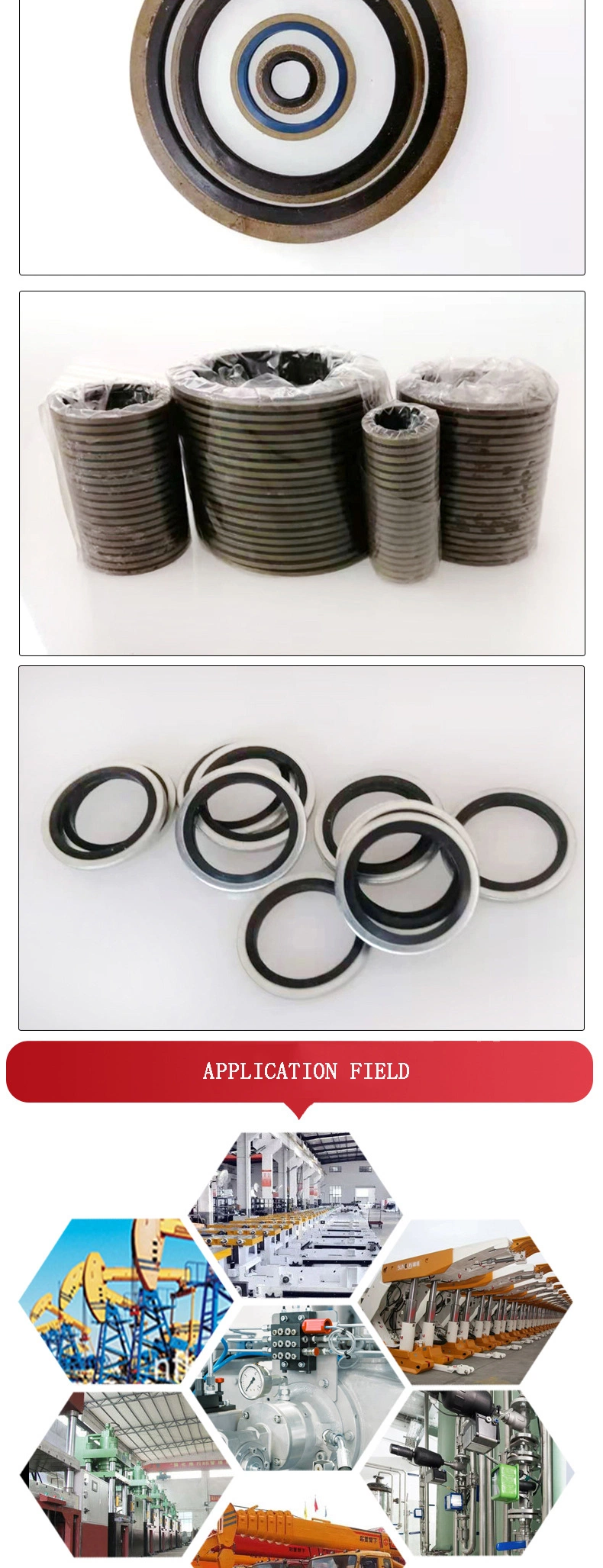 OEM Seal M12 en acier au carbone et en caoutchouc nitrile 3